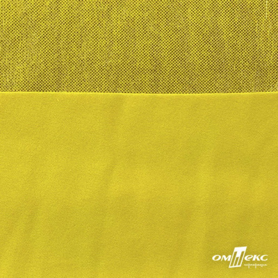 Трикотажное полотно голограмма, шир.140 см, #602 -жёлтый/жёлтый - купить в Находке. Цена 385.88 руб.