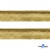 Кант атласный 136, шир. 12 мм (в упак. 65,8 м), цвет золото - купить в Находке. Цена: 433.08 руб.