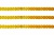 Пайетки "ОмТекс" на нитях, CREAM, 6 мм С / упак.73+/-1м, цв. 92 - золото - купить в Находке. Цена: 484.77 руб.