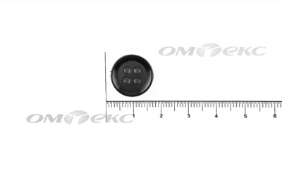 51400/15 мм (4 пр) черные пуговицы - купить в Находке. Цена: 0.67 руб.
