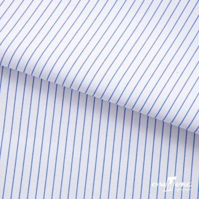 Ткань сорочечная Ронда, 115 г/м2, 58% пэ,42% хл, шир.150 см, цв.3-голубая, (арт.114) - купить в Находке. Цена 306.69 руб.