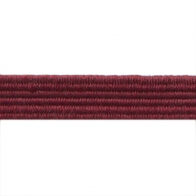 Резиновые нити с текстильным покрытием, шир. 6 мм ( упак.30 м/уп), цв.- 88-бордо - купить в Находке. Цена: 155.22 руб.