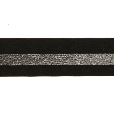 #2/6-Лента эластичная вязаная с рисунком шир.52 мм (45,7+/-0,5 м/бобина) - купить в Находке. Цена: 69.33 руб.
