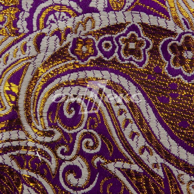 Ткань костюмная жаккард №9, 140 гр/м2, шир.150см, цвет фиолет - купить в Находке. Цена 387.20 руб.