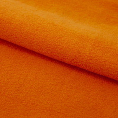 Флис DTY 16-1358, 250 г/м2, шир. 150 см, цвет оранжевый - купить в Находке. Цена 640.46 руб.