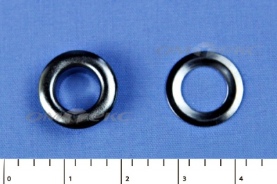 Люверсы металлические, блочка/кольцо, №5 (8 мм) упак.1000 шт- цв.никель - купить в Находке. Цена: 392 руб.