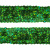 Тесьма с пайетками D4, шир. 20 мм/уп. 25+/-1 м, цвет зелёный - купить в Находке. Цена: 778.19 руб.