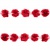 Тесьма плетеная "Рюш", упак. 9,14 м, цвет красный - купить в Находке. Цена: 46.82 руб.
