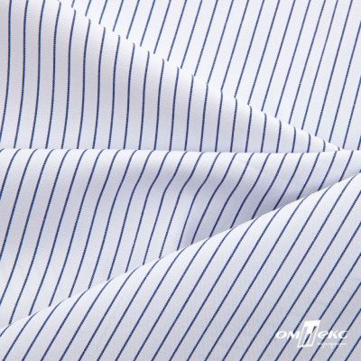 Ткань сорочечная Ронда, 115 г/м2, 58% пэ,42% хл, шир.150 см, цв.4-синяя, (арт.114) - купить в Находке. Цена 306.69 руб.