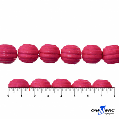 0309-Бусины деревянные "ОмТекс", 16 мм, упак.50+/-3шт, цв.023-розовый - купить в Находке. Цена: 62.22 руб.