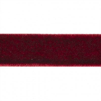 Лента бархатная нейлон, шир.12 мм, (упак. 45,7м), цв.240-бордо - купить в Находке. Цена: 392 руб.