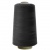 Швейные нитки (армированные) 28S/2, нам. 2 500 м, цвет чёрный - купить в Находке. Цена: 139.91 руб.