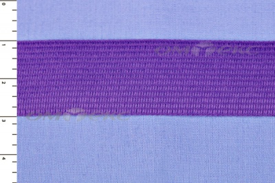 Окантовочная тесьма №0225, шир. 22 мм (в упак. 100 м), цвет фиолет - купить в Находке. Цена: 271.60 руб.