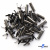 06032-Наконечник для шнура металл, отв. 4 мм, цв. тём.никель - купить в Находке. Цена: 9.60 руб.