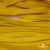 Шнур плетеный (плоский) d-12 мм, (уп.90+/-1м), 100% полиэстер, цв.269 - жёлтый - купить в Находке. Цена: 8.62 руб.