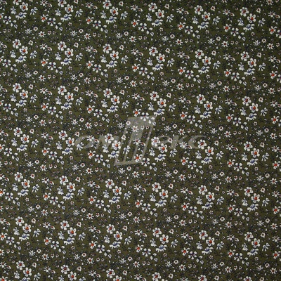 Плательная ткань "Фламенко" 11.2, 80 гр/м2, шир.150 см, принт растительный - купить в Находке. Цена 259.21 руб.