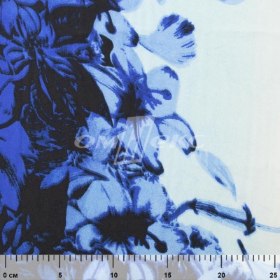 Плательная ткань "Фламенко" 19.1, 80 гр/м2, шир.150 см, принт растительный - купить в Находке. Цена 241.49 руб.