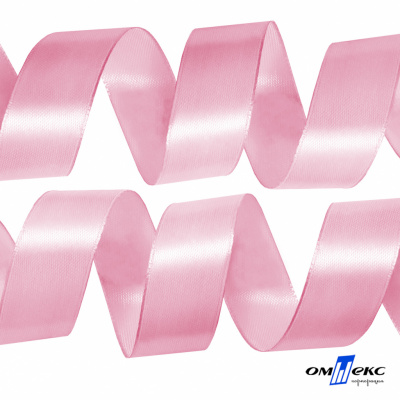 050-нежно-розовый Лента атласная упаковочная (В) 85+/-5гр/м2, шир.50 мм (1/2), 25+/-1 м - купить в Находке. Цена: 120.46 руб.