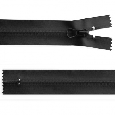 Молния водонепроницаемая PVC Т-7, 20 см, неразъемная, цвет чёрный - купить в Находке. Цена: 21.56 руб.