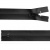 Молния водонепроницаемая PVC Т-7, 20 см, неразъемная, цвет чёрный - купить в Находке. Цена: 21.56 руб.