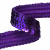 Тесьма с пайетками 12, шир. 20 мм/уп. 25+/-1 м, цвет фиолет - купить в Находке. Цена: 778.19 руб.