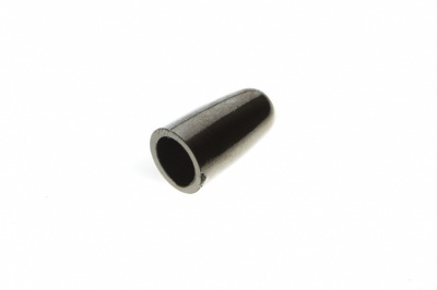 8100-Наконечник пластиковый под металл 15 мм-тем.никель - купить в Находке. Цена: 2.48 руб.