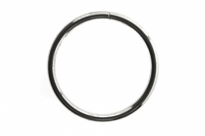 Кольцо металлическое №40 мм, цв.-никель - купить в Находке. Цена: 4.45 руб.