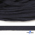 Шнур плетеный d-8 мм плоский, 70% хлопок 30% полиэстер, уп.85+/-1 м, цв.1010-т.синий - купить в Находке. Цена: 735 руб.