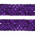 Тесьма с пайетками 12, шир. 35 мм/уп. 25+/-1 м, цвет фиолет - купить в Находке. Цена: 1 308.30 руб.