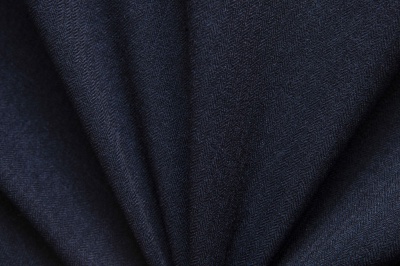 Ткань костюмная 25388 2009, 207 гр/м2, шир.150см, цвет т.синий - купить в Находке. Цена 353.07 руб.