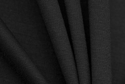 Трикотаж "Grange" BLACK 1# (2,38м/кг), 280 гр/м2, шир.150 см, цвет чёрно-серый - купить в Находке. Цена 861.22 руб.