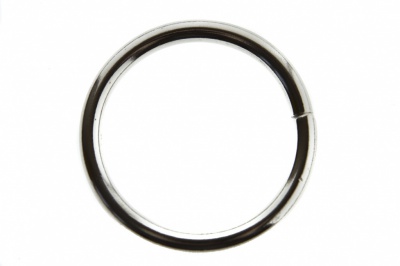 Кольцо металлическое d-38 мм, цв.-никель - купить в Находке. Цена: 4.89 руб.