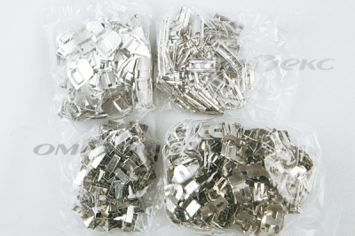 Крючки брючные 4 шипа "Стром" 144 шт. никель - купить в Находке. Цена: 383.97 руб.