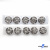 119-01 Кнопки пришивные декоративные металл 21 мм, цв.-никель - купить в Находке. Цена: 21.54 руб.