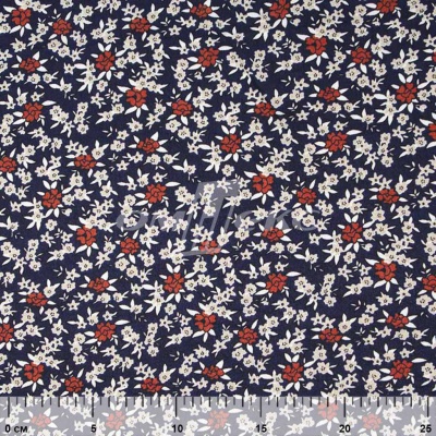 Плательная ткань "Фламенко" 7.2, 80 гр/м2, шир.150 см, принт растительный - купить в Находке. Цена 239.03 руб.