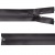Молния водонепроницаемая PVC Т-7, 60 см, разъемная, цвет (301) т.серый - купить в Находке. Цена: 49.39 руб.