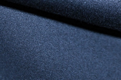 Ткань костюмная 8874/3, цвет темно-синий, 100% полиэфир - купить в Находке. Цена 433.60 руб.