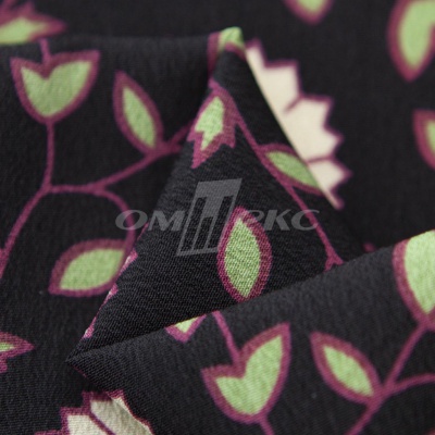 Плательная ткань "Фламенко" 10.1, 80 гр/м2, шир.150 см, принт растительный - купить в Находке. Цена 241.49 руб.