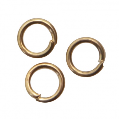 Кольцо  соединительное для бижутерии 4 мм, цв.-золото - купить в Находке. Цена: 0.41 руб.