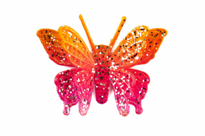 Бабочка декоративная пластиковая #10 - купить в Находке. Цена: 7.09 руб.