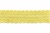 Тесьма кружевная 0621-1212А, шир. 45 мм/уп. 20+/-1 м, цвет 017-жёлтый - купить в Находке. Цена: 1 033.32 руб.