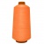 Нитки текстурированные некручёные 457, намот. 15 000 м, цвет оранжевый - купить в Находке. Цена: 204.10 руб.