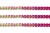 Пайетки "ОмТекс" на нитях, CREAM, 6 мм С / упак.73+/-1м, цв. 89 - розовый - купить в Находке. Цена: 468.37 руб.