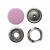 Кнопка рубашечная (закрытая) 9,5мм - эмаль, цв.003 - розовый - купить в Находке. Цена: 5.74 руб.