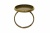 Заготовка для рукоделия металлическая фигурная для кольца 15мм - купить в Находке. Цена: 7.44 руб.