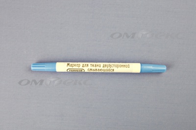 Маркер двухсторонний смывающийся для ткани RA-002 голубой - купить в Находке. Цена: 207.84 руб.
