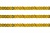 Пайетки "ОмТекс" на нитях, SILVER SHINING, 6 мм F / упак.91+/-1м, цв. 48 - золото - купить в Находке. Цена: 356.19 руб.