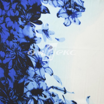 Плательная ткань "Фламенко" 19.1, 80 гр/м2, шир.150 см, принт растительный - купить в Находке. Цена 241.49 руб.