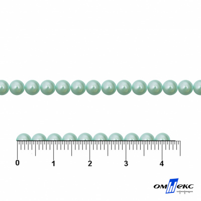 0404-5146G-Полубусины пластиковые круглые "ОмТекс", 4 мм, (уп.50гр=2500+/-10шт), цв.086-бл.бирюза - купить в Находке. Цена: 63.50 руб.
