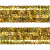 Тесьма с пайетками D16, шир. 20 мм/уп. 25+/-1 м, цвет золото - купить в Находке. Цена: 778.19 руб.